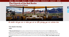 Desktop Screenshot of churchoftheredrocks.com